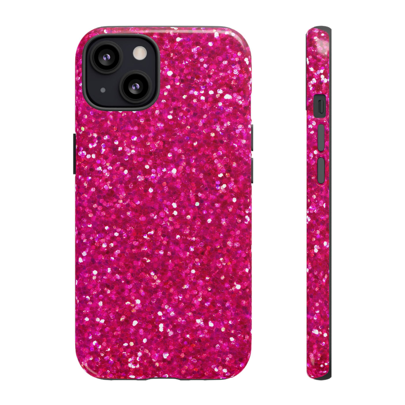 Pink Glitter Cute Phone Case, for IPhone 16 pro Max | Iphone 15, Iphone 14, IPhone 13 Case, 11 8 7, Samsung Galaxy S24, S23, S22, S21, 2 Layer Protection