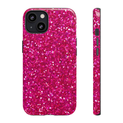 Pink Glitter Cute Phone Case, for IPhone 16 pro Max | Iphone 15, Iphone 14, IPhone 13 Case, 11 8 7, Samsung Galaxy S24, S23, S22, S21, 2 Layer Protection