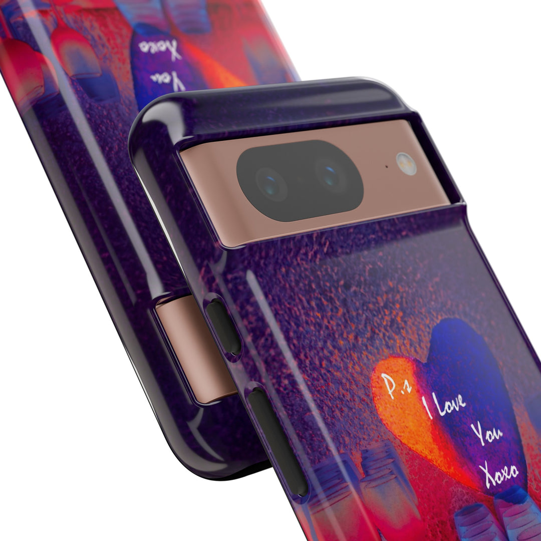 Cute Samsung Case | Cool Iphone Case | PS I love You - Heart, Samsung S24, S23, S22, S21, IPhone 15 Case | Iphone 14 Case, Iphone 13 Case - Studio40ParkLane