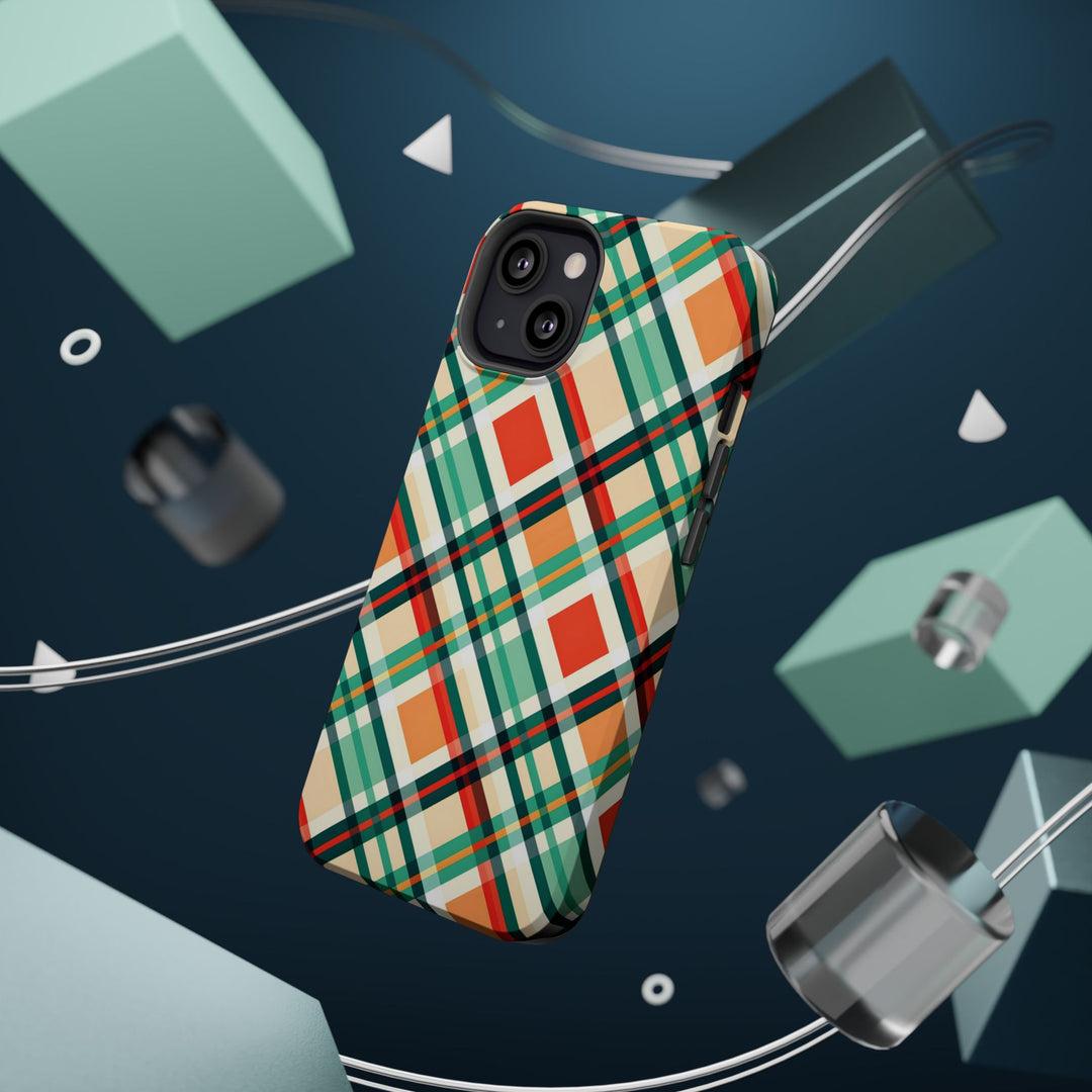 Checkered Plaid Magsafe Gift for Her Cute Phone Case for Iphone, | iPhone 16 | iPhone 15 Pro Max, Iphone 14 Pro Max, 13 12 11 10 9 8 7 - Studio40ParkLane
