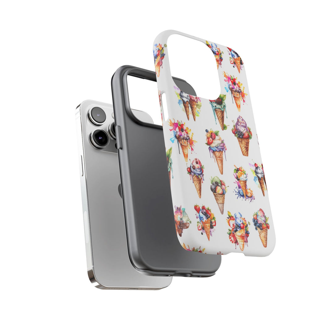 Impact Resistant, Summer Icecream, Cute Phone Cases for Samsung S24, S23, S22, S21, IPhone 15 pro, Iphone 14 pro, Iphone 13 IPhone 12, Iphone 11 - Studio40ParkLane