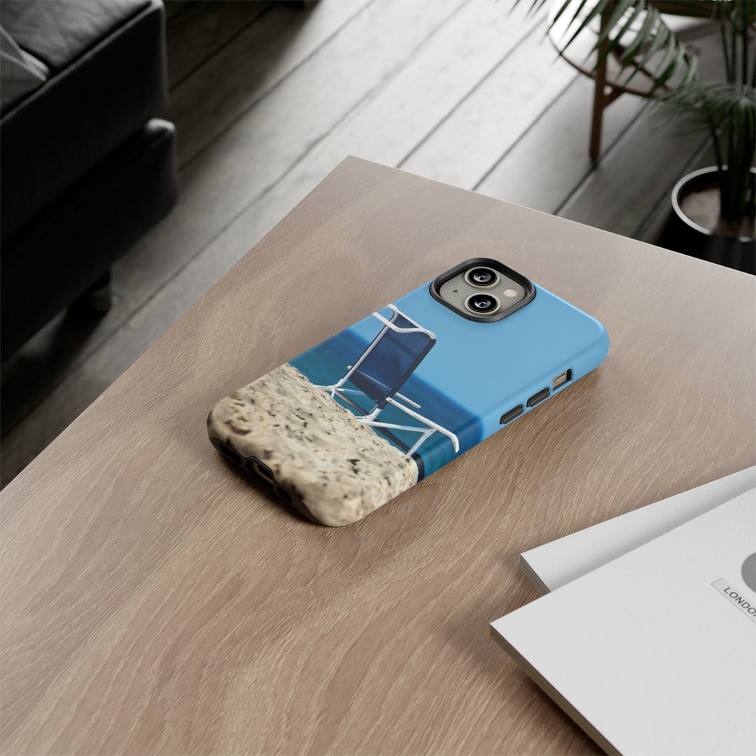 Cute Samsung Case | Cool Iphone Case | Summer Blue Beach Chair, Samsung S24, S23, S22, S21, IPhone 15 Case | Iphone 14 Case, Iphone 13 Case - Studio40ParkLane