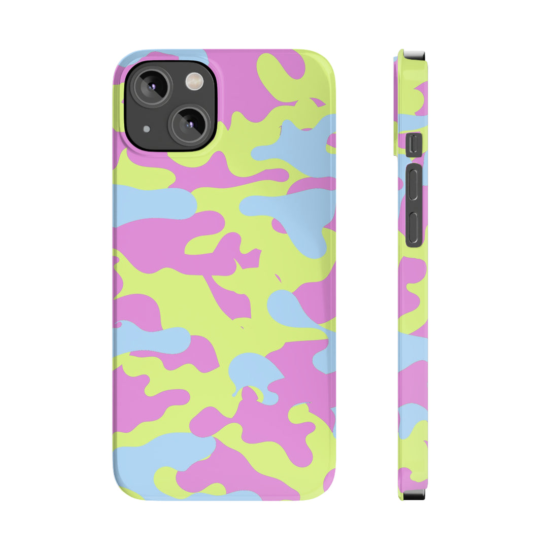 Slim Cute Phone Cases for Iphone - | iPhone 15 Case | iPhone 15 Pro Max Case, Iphone 14 Case, Iphone 14 Pro Max, Iphone 13, Spring Camouflage - Studio40ParkLane
