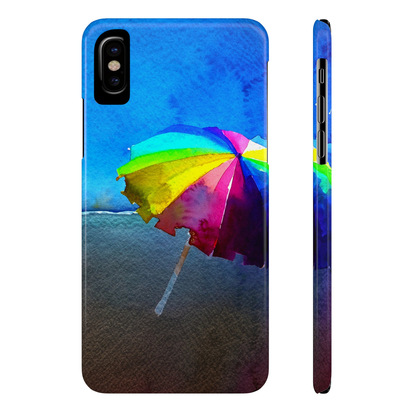 Beach Umbrella Parasol Slim Cute Phone Cases for Iphone | iPhone 15 Case | iPhone 15 Pro Max Case, Iphone 14, Iphone 14 Pro Max, Iphone 13, 12