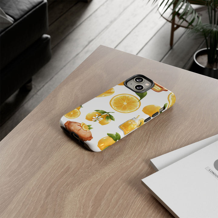 Impact Resistant, Lemon Fruit Pie, Cute Phone Cases for Samsung S24, S23, S22, S21, IPhone 15 pro Iphone 14 pro Iphone 13 IPhone 12 Iphone 11 - Studio40ParkLane