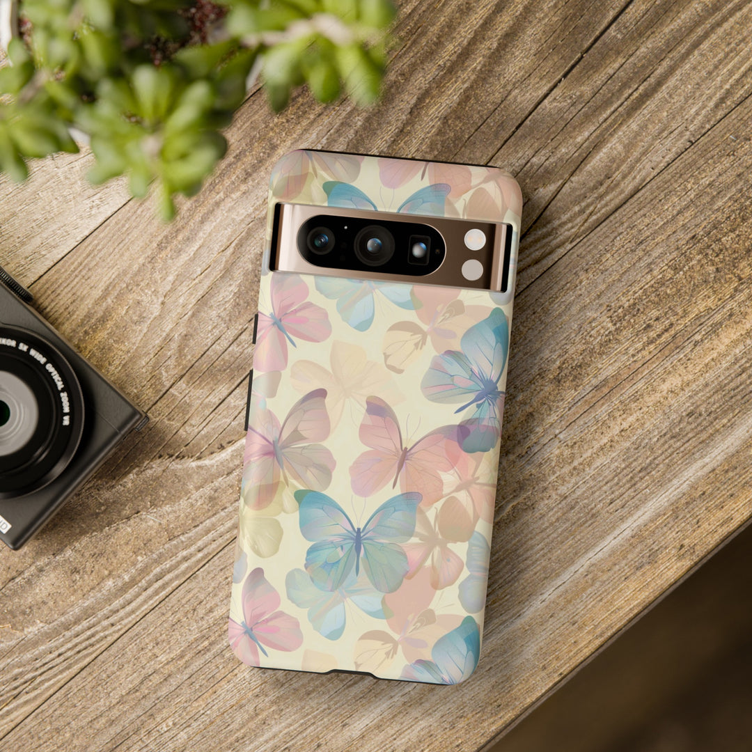 Cute Samsung Case | Cool Iphone Case | Summer Pastel Butterflies, Samsung S24, S23, S22, S21, IPhone 15 Case | Iphone 14 Case, Iphone 13 Case - Studio40ParkLane