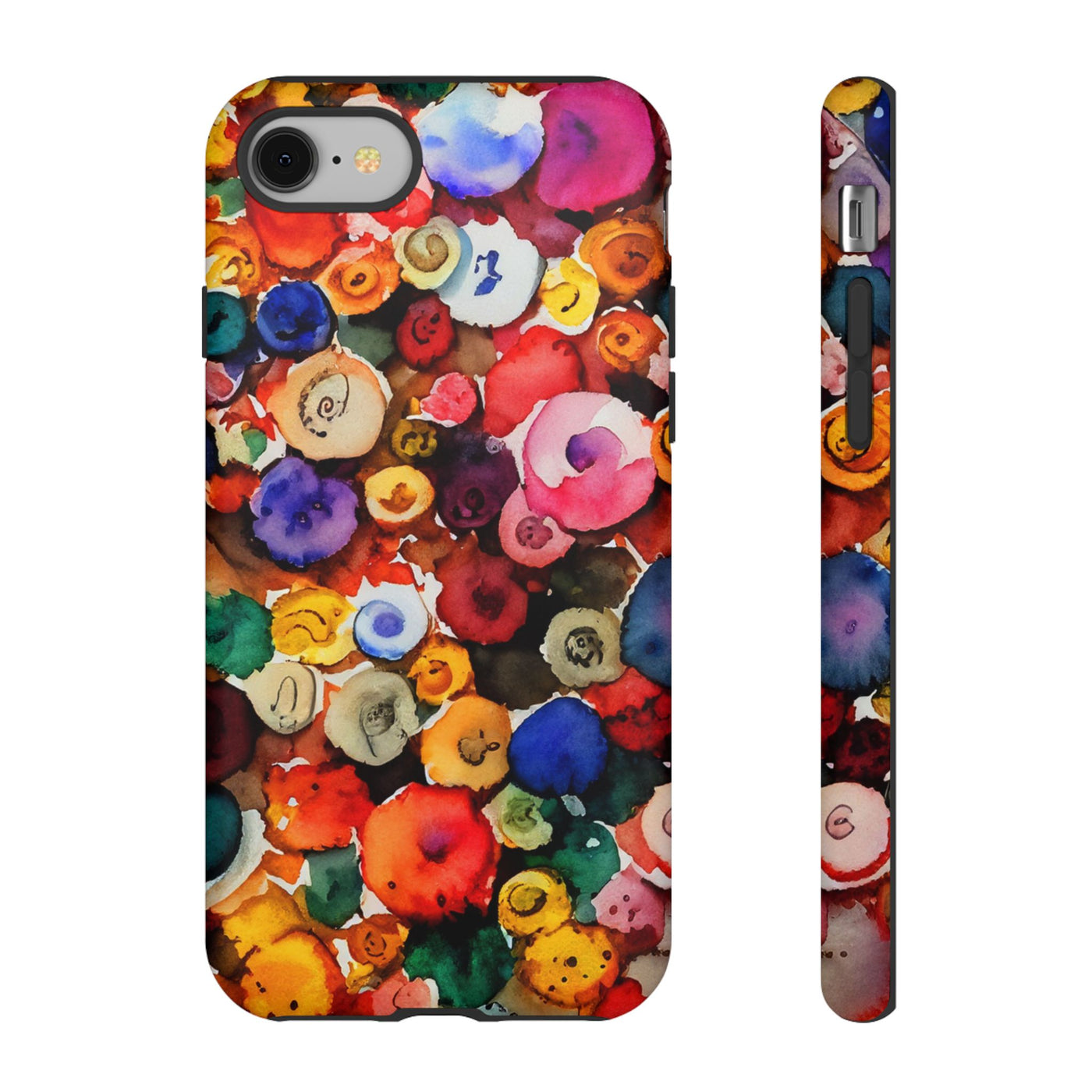 Impact Resistant, Fall Colors Buttons, Cute Phone Cases for Samsung S24, S23, S22, S21, IPhone 15 pro Iphone 14 pro Iphone 13 IPhone 12 Iphone 11