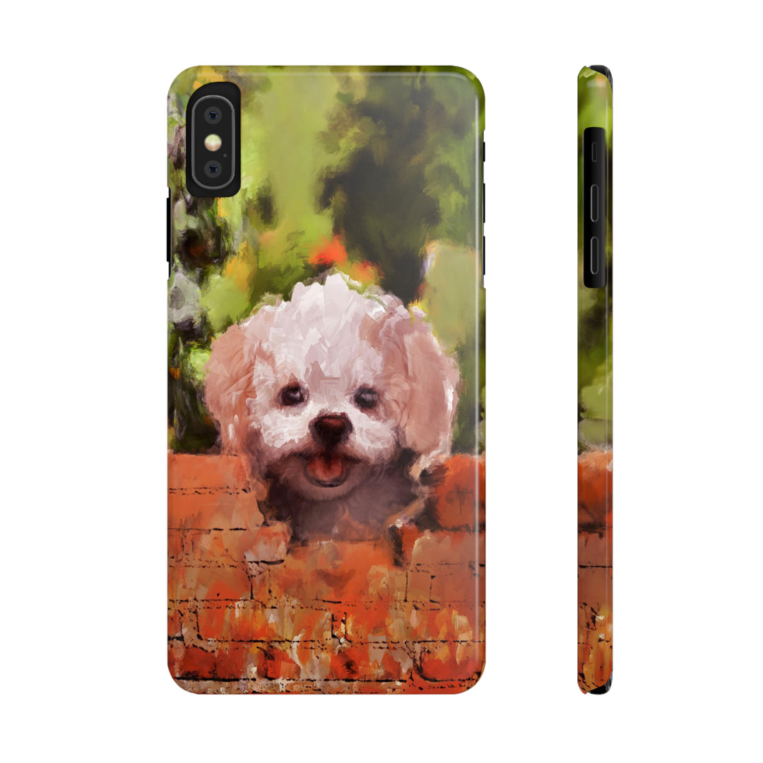Slim Cute Phone Cases for Iphone - | iPhone 15 Case | iPhone 15 Pro Max Case, Iphone 14 Case, Iphone 14 Pro Max, Iphone 13, Bichon Frise Dog - Studio40ParkLane