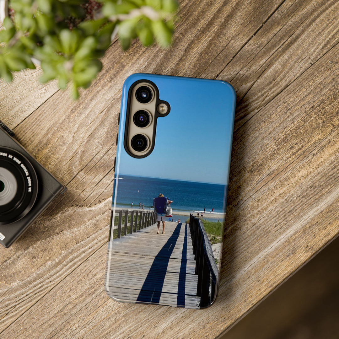 Cute Samsung Case | Cool Iphone Case | Summer Beach Walk, Samsung S24, S23, S22, S21, IPhone 15 Case | Iphone 14 Case, Iphone 13 Case - Studio40ParkLane