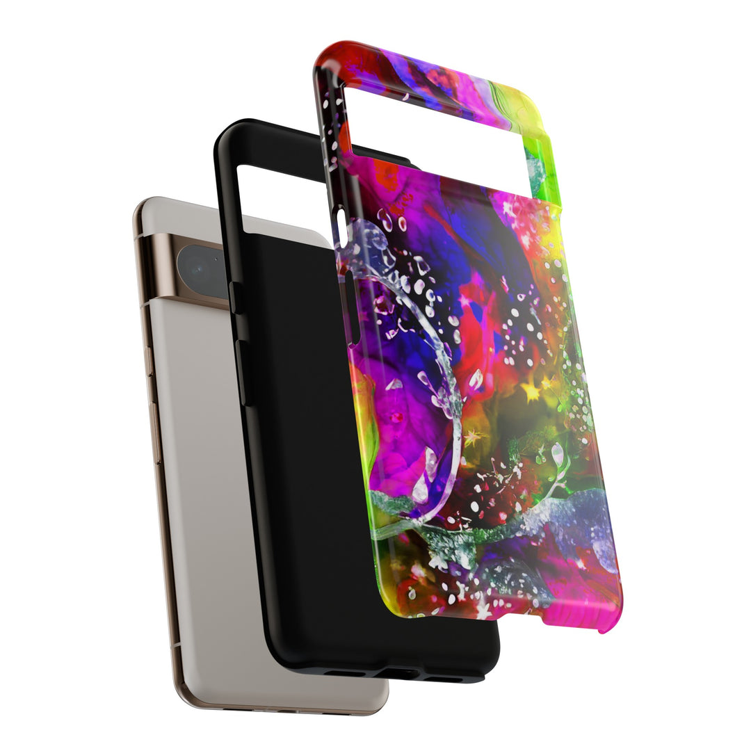 Impact Resistant, Multi Color Marble, Cute Phone Cases for Samsung S24, S23, S22, S21, IPhone 15 pro Iphone 14 pro Iphone 13 IPhone 12 Iphone 11 - Studio40ParkLane