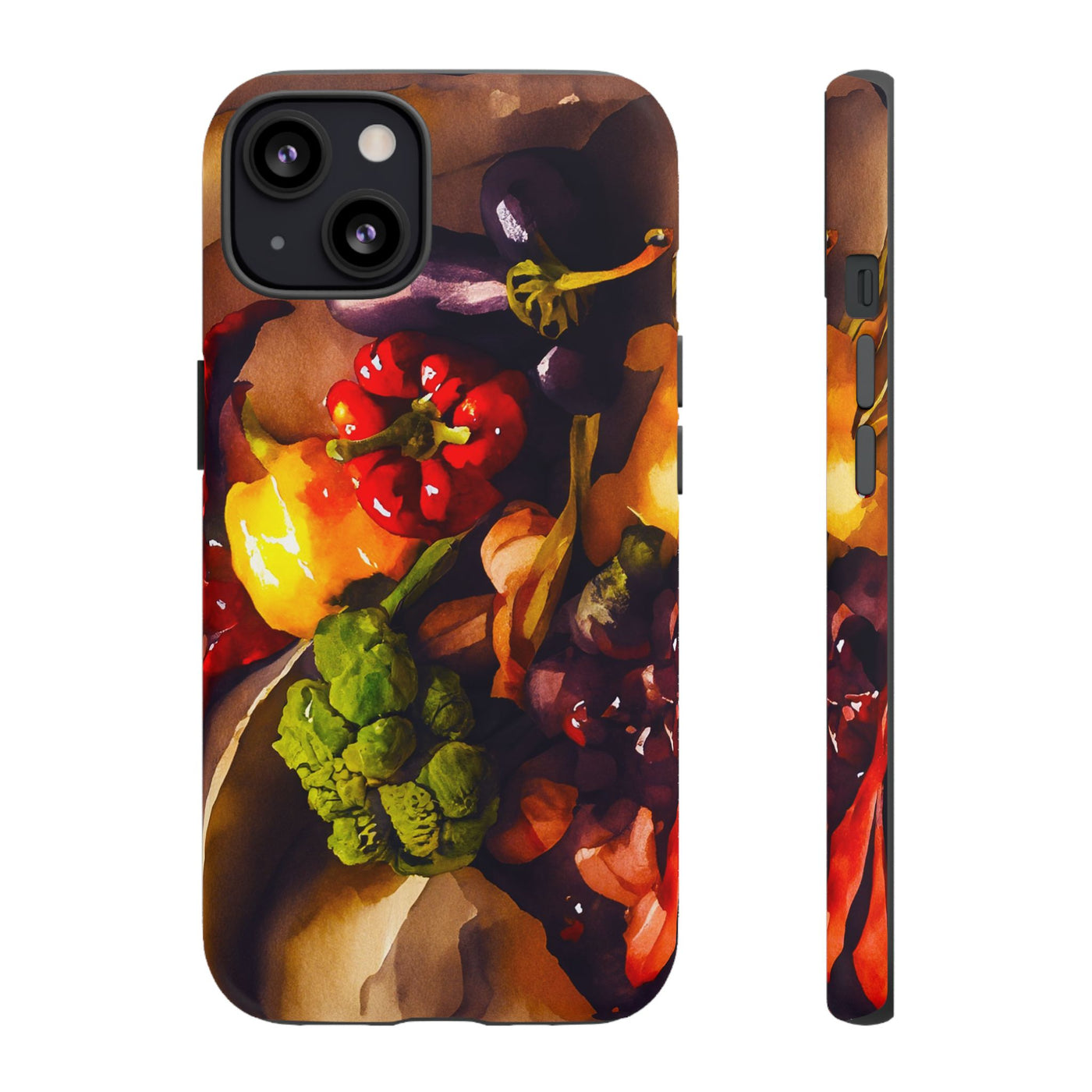 Impact Resistant, Fall Farm Vegetables, Cute Phone Cases for Samsung S24, S23, S22, S21, IPhone 15 pro Iphone 14 pro Iphone 13 IPhone 12 Iphone 11