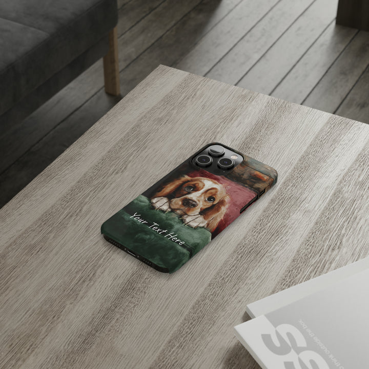 Slim Personalized Cute iPhone Cases - | iPhone 15 Case | iPhone 15 Pro Max Case, Iphone 14 Case, Iphone 14 Pro Max, Iphone 13, Cocker Spaniel Dog - Studio40ParkLane