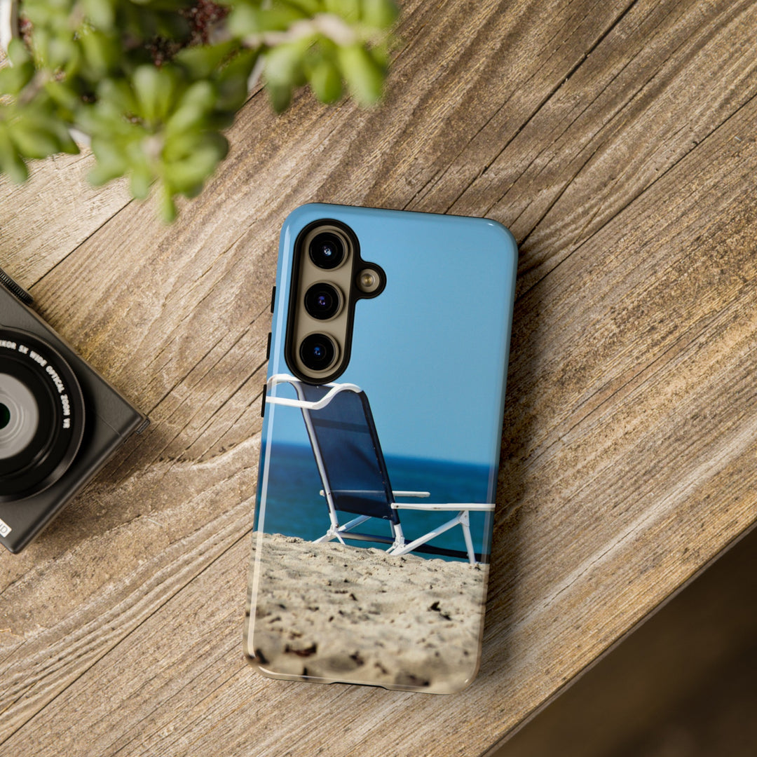 Cute Samsung Case | Cool Iphone Case | Summer Blue Beach Chair, Samsung S24, S23, S22, S21, IPhone 15 Case | Iphone 14 Case, Iphone 13 Case - Studio40ParkLane