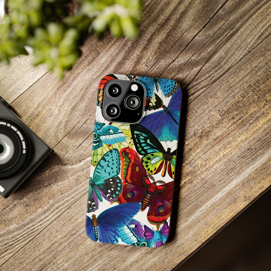 Slim Bright Butterflies Gift for Her Cute Phone Cases for Iphone 16 Pro Max | iPhone 15 Case | iPhone 15 Pro Max Case, Iphone 14, Iphone 14 Pro Max, Iphone 13 12 11 8 7 - Studio40ParkLane