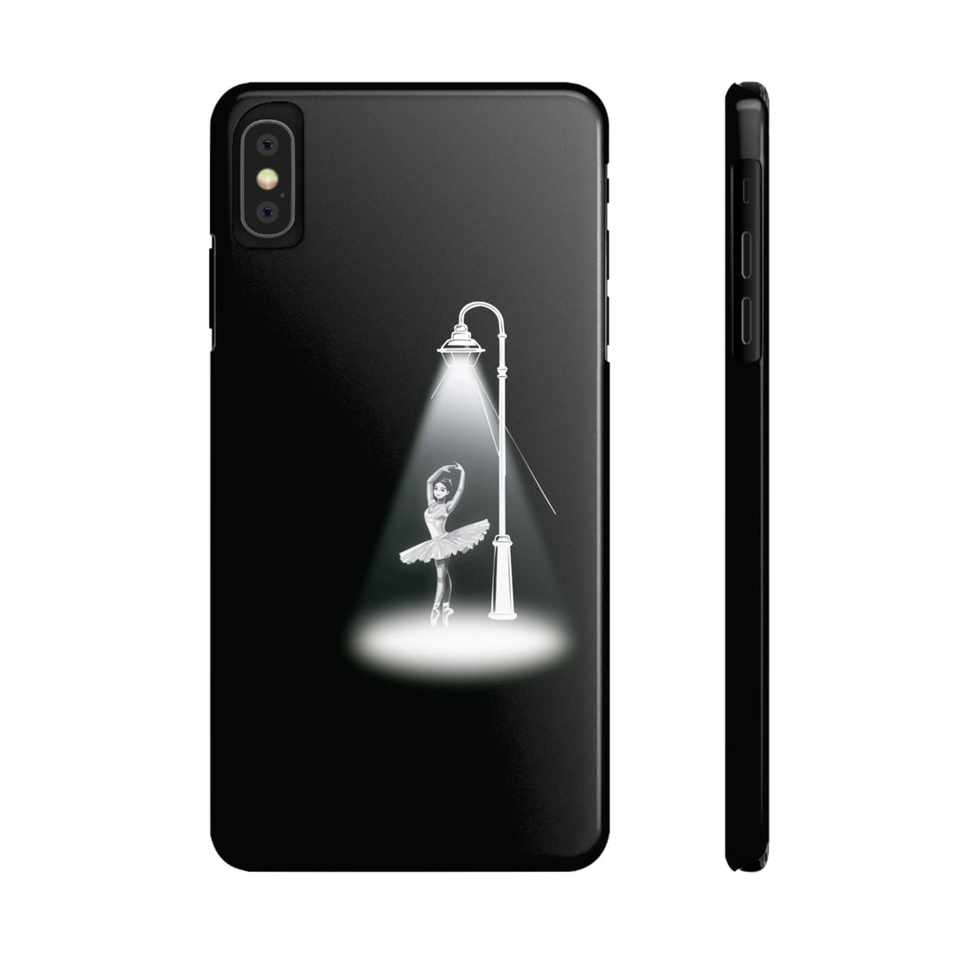Slim Ballet Dancer Spotlight Gift for Her Cute Phone Cases for Iphone 16 Pro Max | iPhone 15 Case | iPhone 15 Pro Max Case, Iphone 14, 13, 12, 11, 10, 8, 7 - Studio40ParkLane
