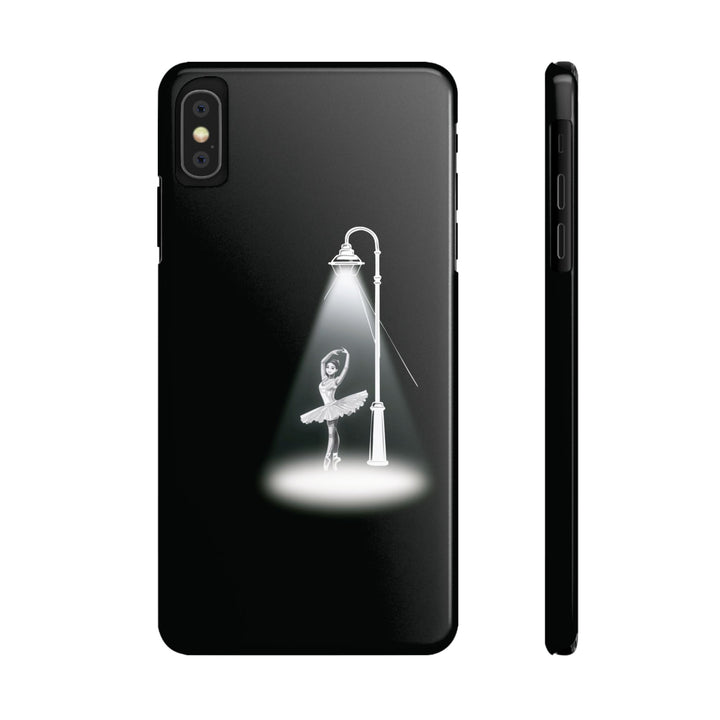 Slim Ballet Dancer Spotlight Gift for Her Cute Phone Cases for Iphone 16 Pro Max | iPhone 15 Case | iPhone 15 Pro Max Case, Iphone 14, 13, 12, 11, 10, 8, 7 - Studio40ParkLane