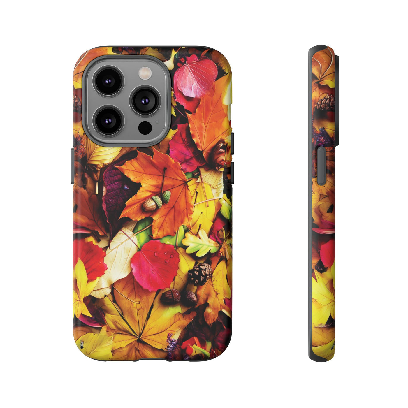 Aesthetic Tough Fall Leaves Foliage Premium Phone Case - For iPhone 17 Pro Max iPhone 16 Pro iPhone 15 Iphone 14 Plus 13 Pro 12 11 10 XR - Studio40ParkLane