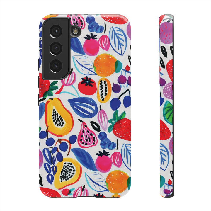 Premium Tough Summer Fruit Collage Gift for Her Cute Phone Cases for Samsung and Iphone, 16, 15, 14, S24, S23, S22, S21, S20, Plus, Ultra, Pro - Studio40ParkLane