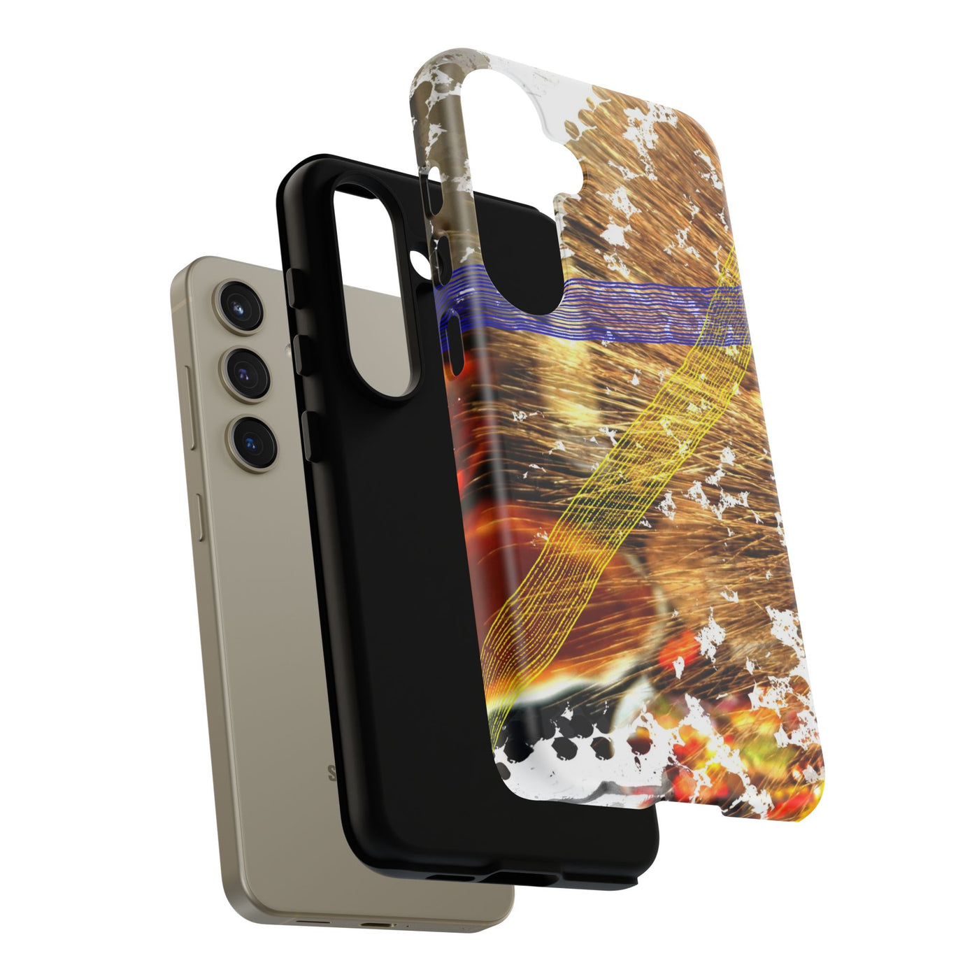 Impact Resistant, Pecan Pie Abstract, Cute Phone Cases for Samsung S24, S23, S22, S21, IPhone 15 pro Iphone 14 pro Iphone 13 IPhone 12 Iphone 11