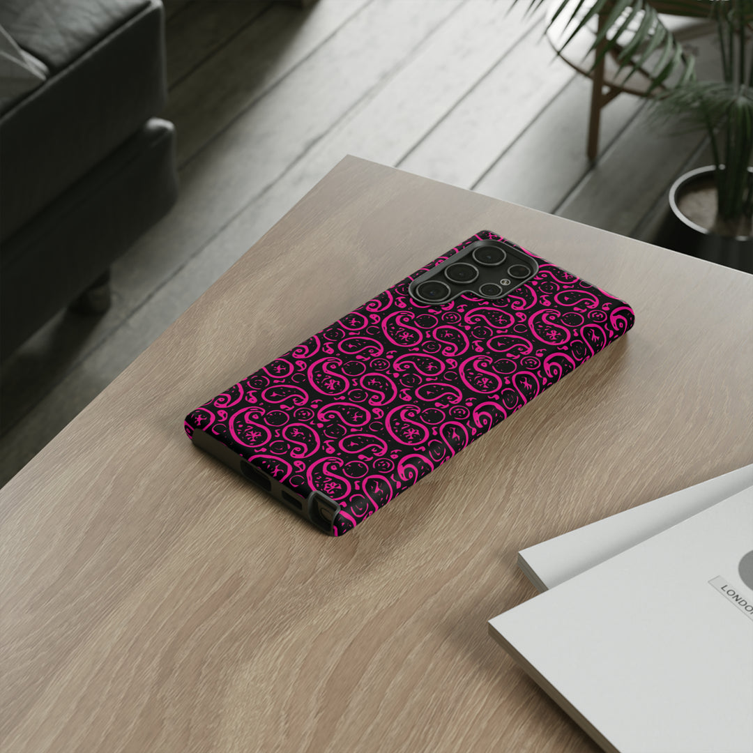 Samsung Galaxy Phone Case | Galaxy S23, S22, S21, S20 | Luxury Case Double Layered | Impact Resistant | Fashionable - Paisley 3 - Studio40ParkLane