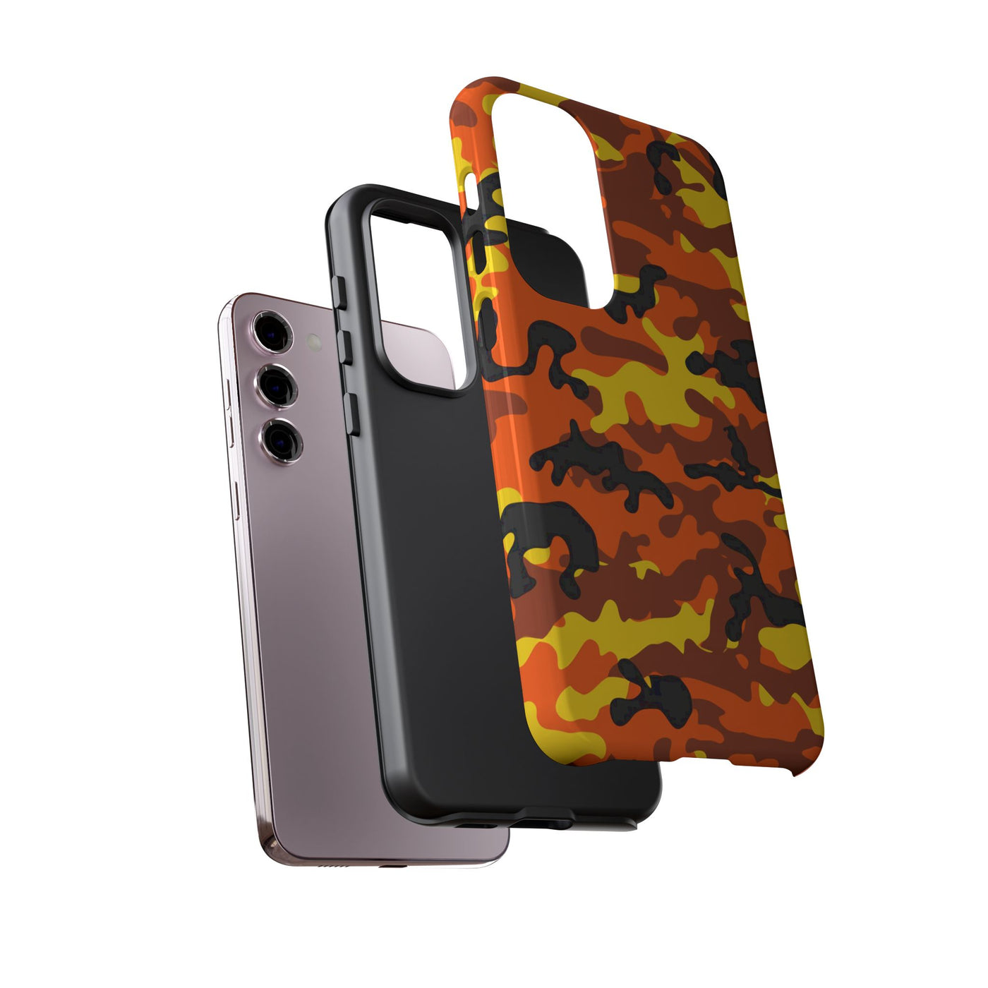 Impact Resistant, Fall camo Camouflage, Cute Phone Cases for Samsung S24, S23, S22, S21, IPhone 15 pro Iphone 14 pro Iphone 13 IPhone 12 Iphone 11