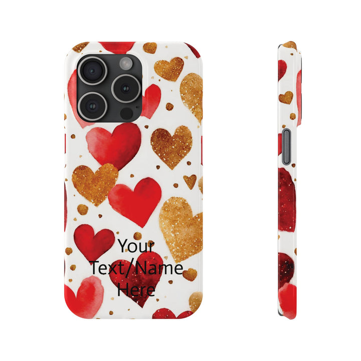 Slim Custom Personalized Valentine Love Gift for Her Cute Phone Cases for Iphone 16 Pro Max | iPhone 15 Case | iPhone 15 Pro Max Case, Iphone 14 - Studio40ParkLane