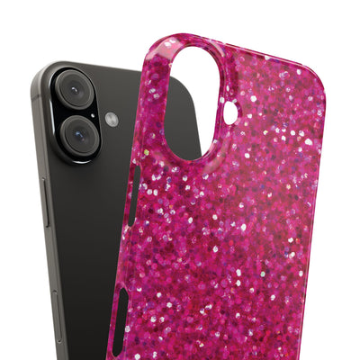 Snap Non-Glitter Muted Pink Play on "Faux" Glitter Effect Cute Phone Cases for Samsung and Iphone, 16, 15, 14, S24, S23, S22, S21, S20, Plus and Ultra