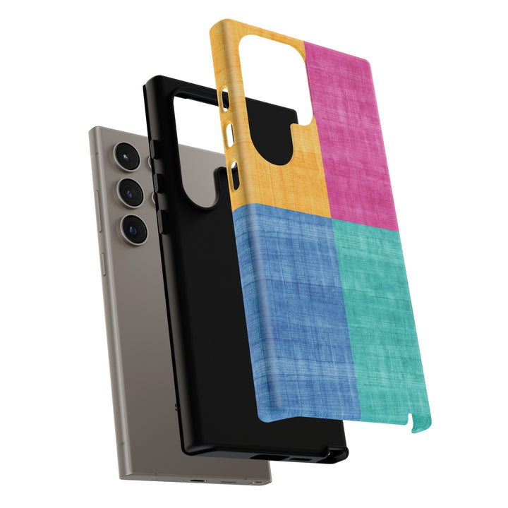 Impact Resistant, Colored Shapes, Cute Phone Cases for Samsung S24, S23, S22, S21, IPhone 15 pro Iphone 14 pro Iphone 13 IPhone 12 Iphone 11 - Studio40ParkLane