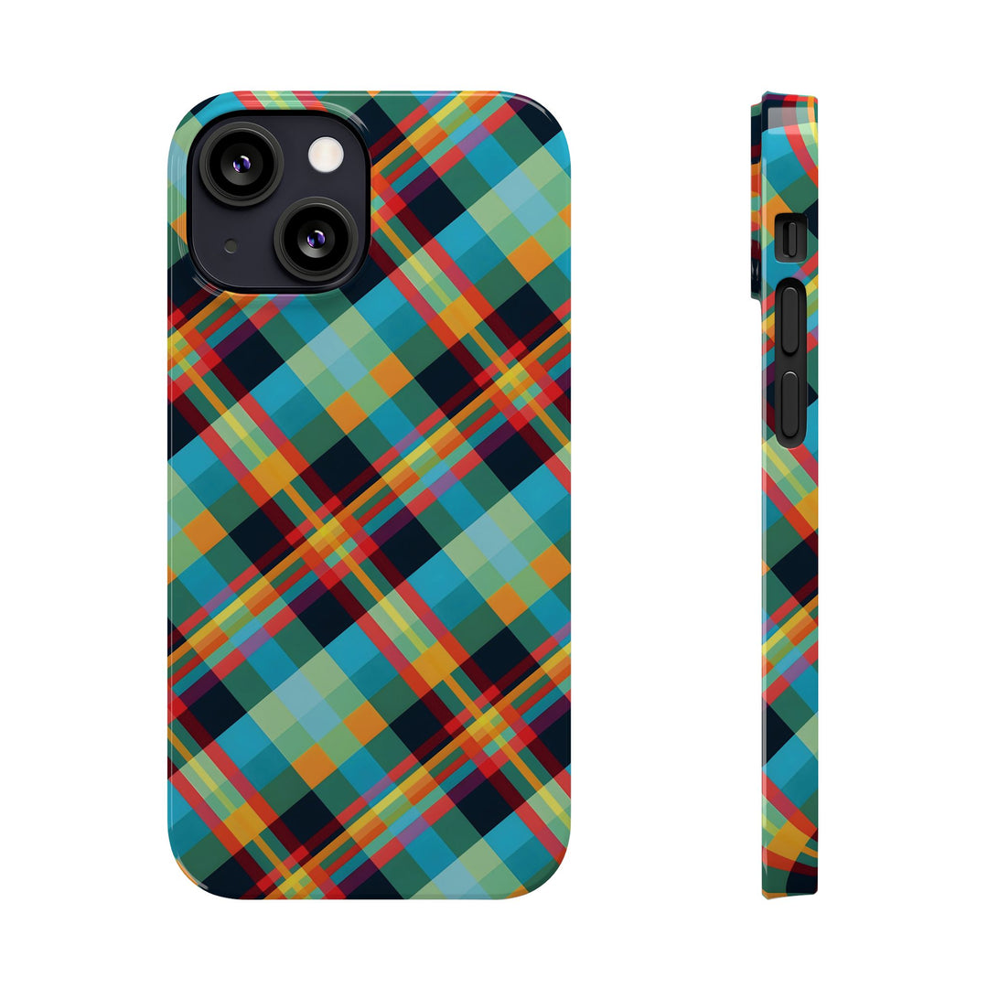 Slim Checkered Plaid Gift for Her Cute Phone Cases for Iphone 16 Pro Max | iPhone 15 Case | iPhone 15 Pro Max Case, Iphone 14, 13, 12, 11, 10, 8, 7 - Studio40ParkLane