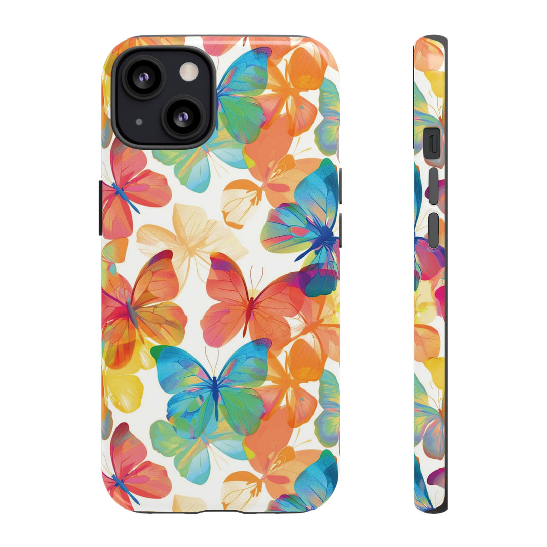 Cute Samsung Case | Cool Iphone Case | Summer Bright Butterflies, Samsung S24, S23, S22, S21, IPhone 15 Case | Iphone 14 Case, Iphone 13 Case - Studio40ParkLane