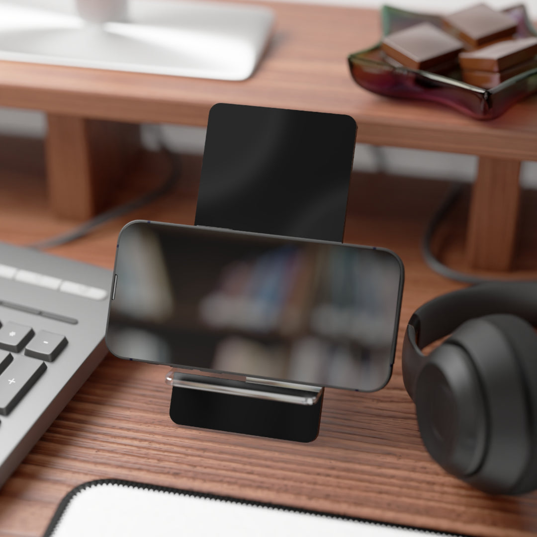 Phone Stand, Sharp Black Design for Iphones 16, Iphone 15, 14, 13, 12 Samsung Galaxy S24, S23, S22, S21 and Google Pixel 8 - Studio40ParkLane