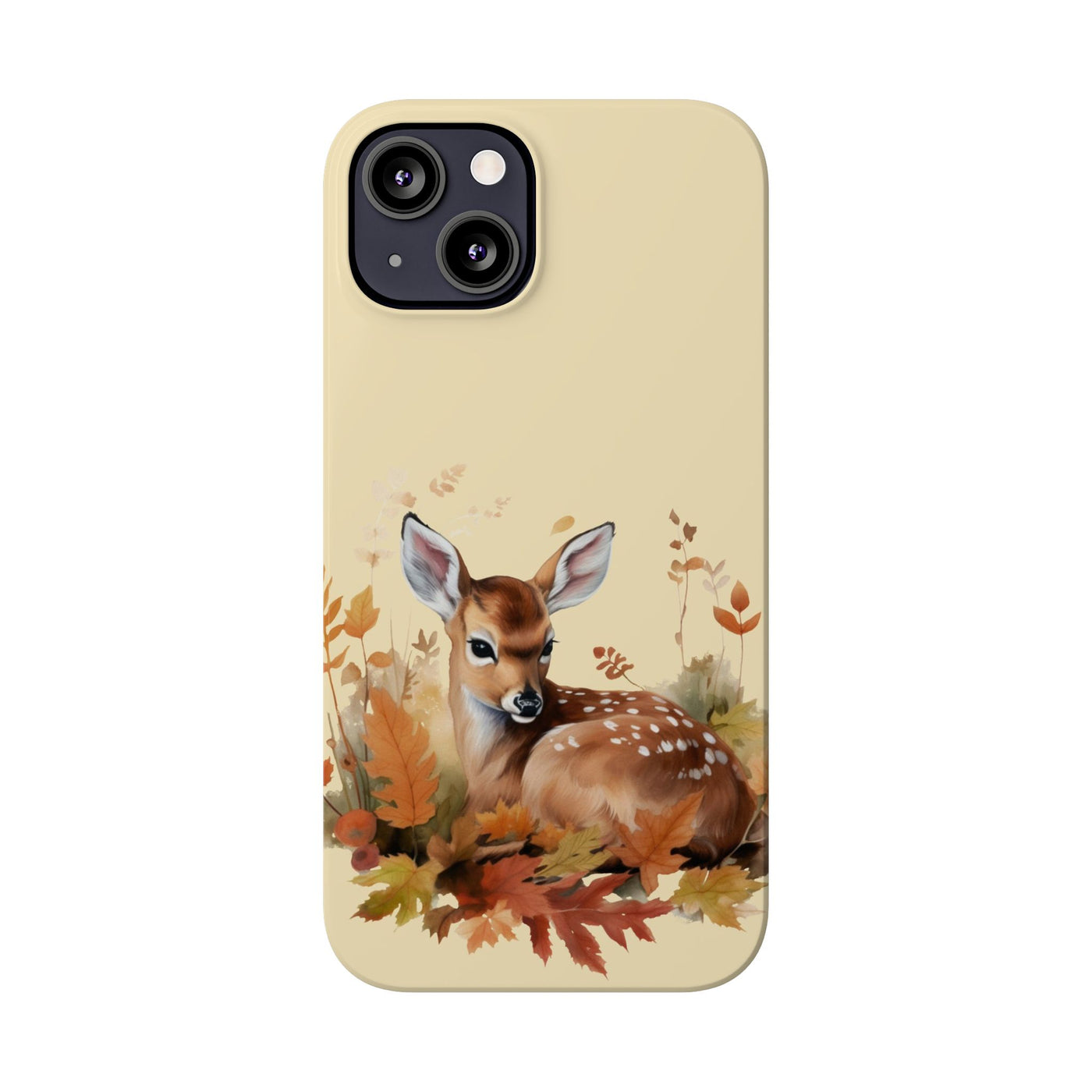 Slim Autumn Fall Deer Gift for Her Cute Phone Cases for Iphone 16 | iPhone 15 Case | iPhone 15 Pro Max Case, Iphone 14, Iphone 14 Pro Max, Iphone 13, Slim