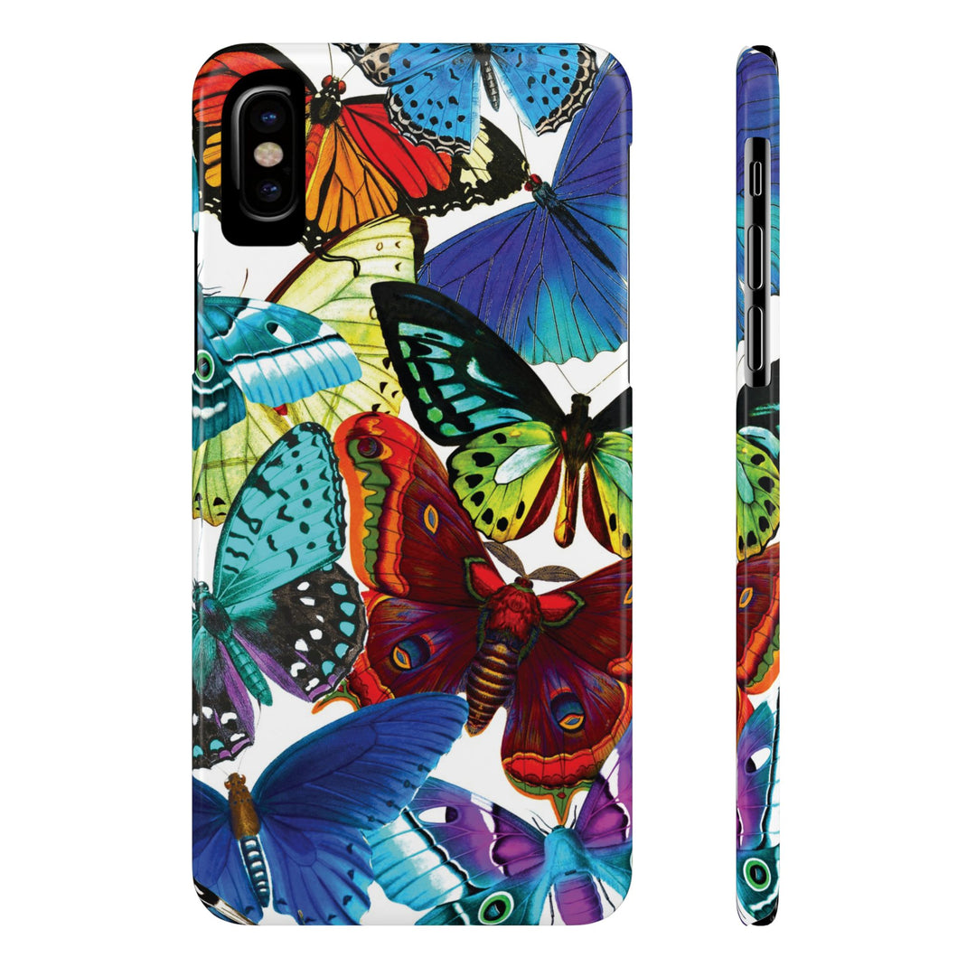 Slim Bright Butterflies Gift for Her Cute Phone Cases for Iphone 16 Pro Max | iPhone 15 Case | iPhone 15 Pro Max Case, Iphone 14, Iphone 14 Pro Max, Iphone 13 12 11 8 7 - Studio40ParkLane