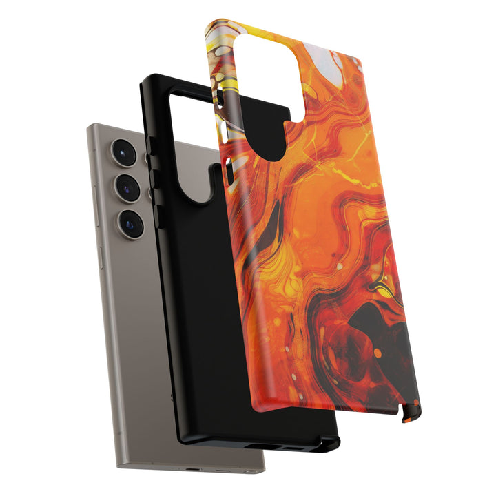 Impact Resistant, Fall Colors Marble, Cute Phone Cases for Samsung S24, S23, S22, S21, IPhone 15 pro Iphone 14 pro Iphone 13 IPhone 12 Iphone 11 - Studio40ParkLane