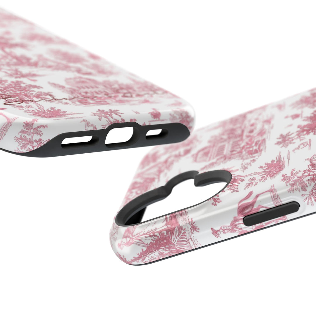 Magsafe French Toile Personalized Initial Custom Gift Cute Phone Cases for Iphone 16 Pro Max | iPhone 15, Pro Max Case, Iphone 14, 13, 12, 11, 10 - Studio40ParkLane