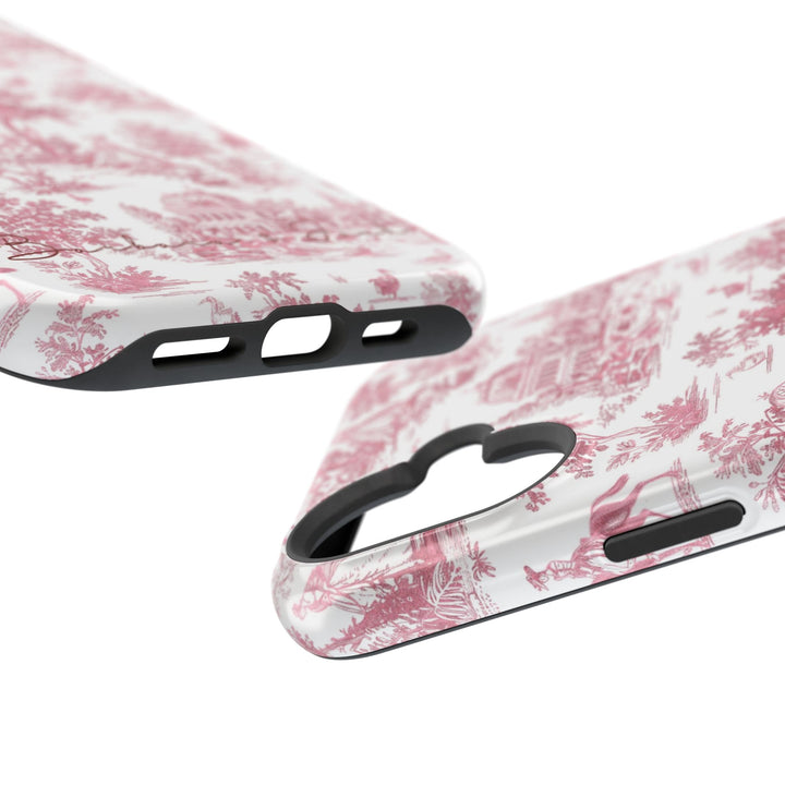 Magsafe French Toile Personalized Initial Custom Gift Cute Phone Cases for Iphone 16 Pro Max | iPhone 15, Pro Max Case, Iphone 14, 13, 12, 11, 10 - Studio40ParkLane