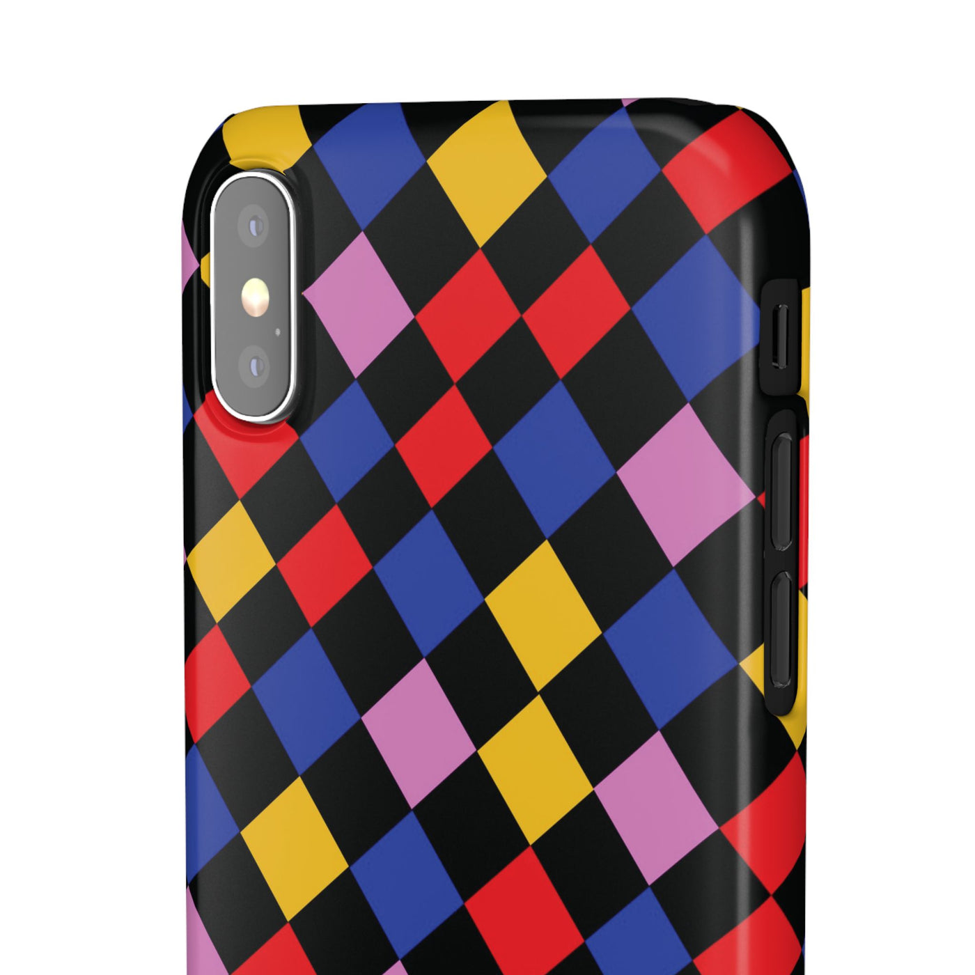 Colorful Checkerboard Cute Phone Case - Sleek Snap - for iPhone 16 15 14 13 12 11 Max Pro Plus Samsung Galaxy S24 S23 S22 S21 S20 Plus Ultra - Studio40ParkLane