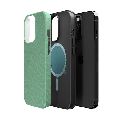 Non Leather Mint Color Pattern Magsafe Cute Phone Case for Iphone Gift for Her, | iPhone 15 Case | iPhone 15 Pro Max Case, Iphone 14, Iphone 14 Pro Max, Iphone 13, Iphone 16 - Studio40ParkLane