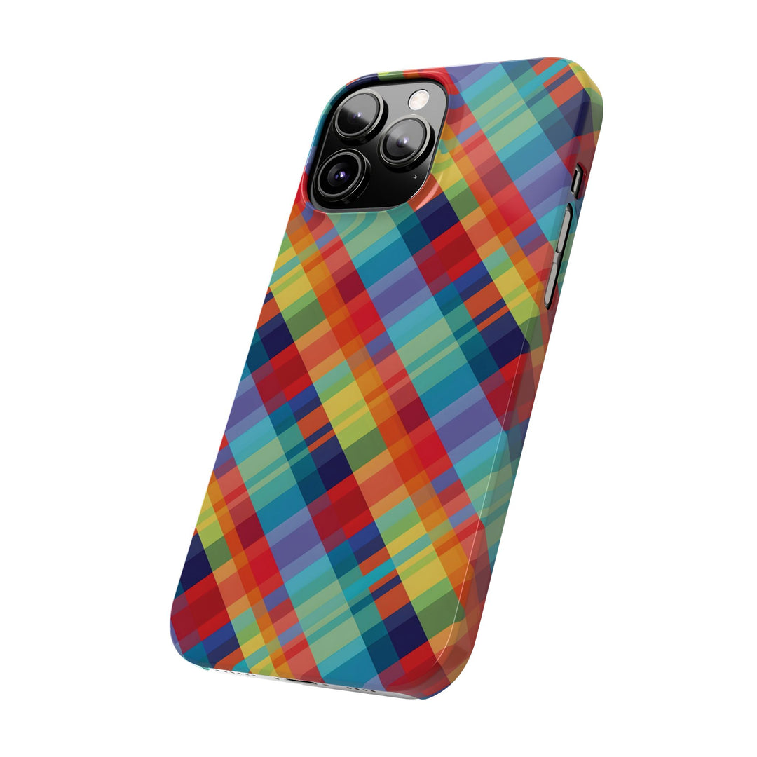 Slim Checkered Plaid Gift for Her Cute Phone Cases for Iphone 16 Pro Max | iPhone 15 Case | iPhone 15 Pro Max Case, Iphone 14, 13, 12, 11, 10, 8, 7 - Studio40ParkLane