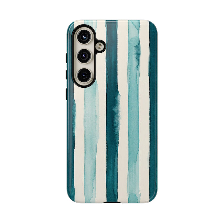 Tough Cute Green Stripes Phone Case, for IPhone 17 Pro Max | Iphone 17 Air, Iphone 16, IPhone 15, 14 13 12, Samsung Galaxy S26, S25, S24, S23