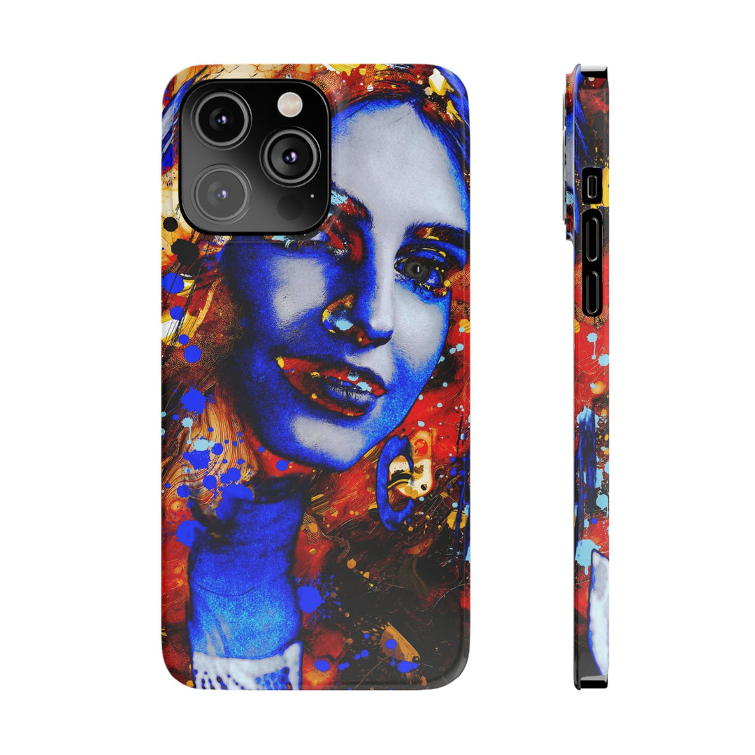 Slim Cute Phone Cases for Iphone - | iPhone 15 Case | iPhone 15 Pro Max Case, Iphone 14 Case, Iphone 14 Pro Max, Iphone 13, Marble Splash Face - Studio40ParkLane