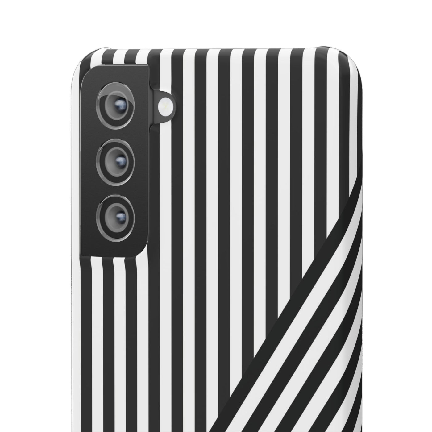 Aesthetic Black White Stripes Cute Phone Case Sleek Snap - For iPhone 17 Pro Max iPhone 16 Pro iPhone 15 Iphone 14 Plus 13 Pro 12 11 10 Gift - Studio40ParkLane