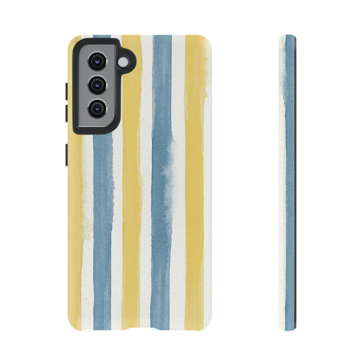 Tough Cute Yellow Stripes Phone Case, for IPhone 17 Pro Max | Iphone 17 Air, Iphone 16, IPhone 15, 14 13 12, Samsung Galaxy S26, S25, S24, S23 - Studio40ParkLane
