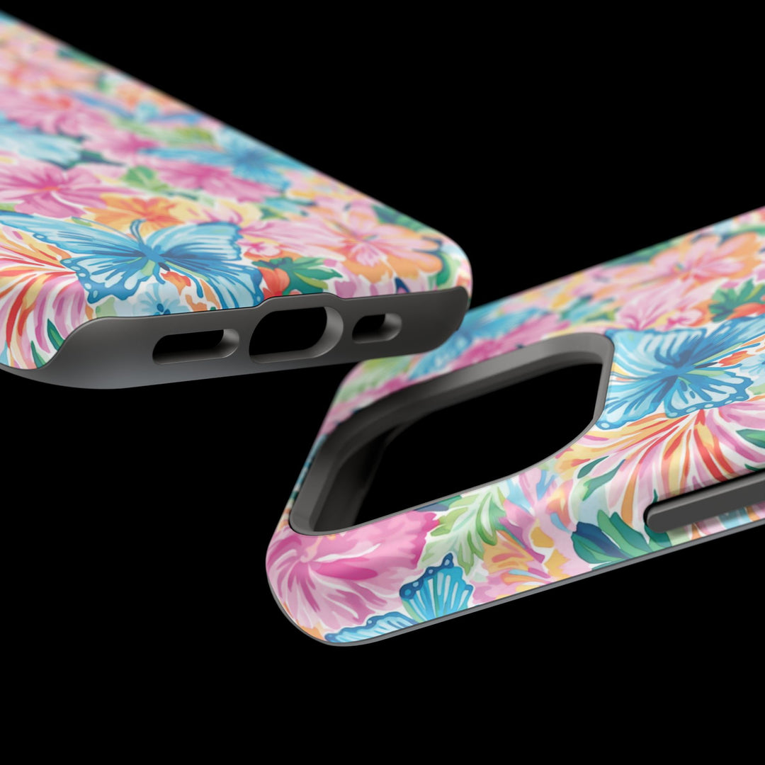 Butterflies Flowers Magsafe Cute Phone Case for Iphone Gift for Her, iPhone 16 Case iPhone 15 Pro Max Case, Iphone 14, Iphone 14 Pro Max, 13, 12 - Studio40ParkLane