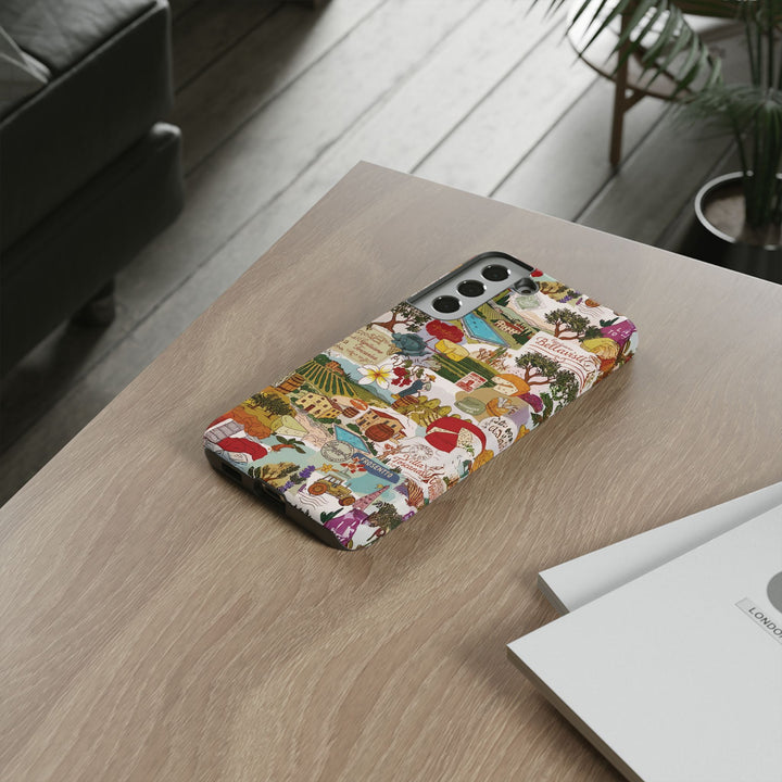 Italy Tuscany Coquette Collage Tough Premium Phone Case - For iPhone 17 Pro Max iPhone 16 Pro iPhone 15 Iphone 14 Plus 13 Pro 12 11 10 XR - Studio40ParkLane