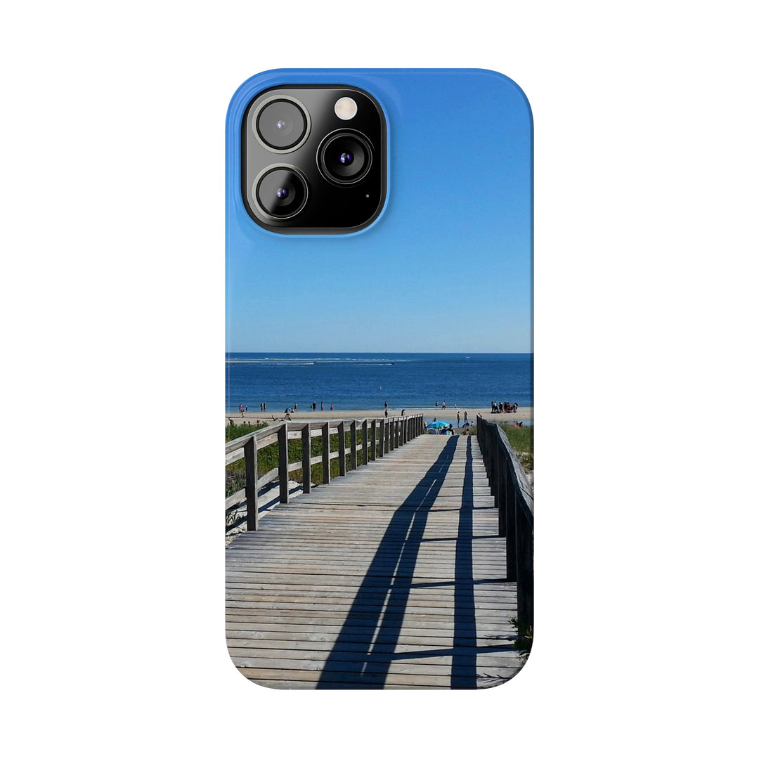 Slim Cute Phone Cases for Iphone - | iPhone 15 Case | iPhone 15 Pro Max Case, Iphone 14 Case, Iphone 14 Pro Max, Iphone 13, Summer Beach Walk - Studio40ParkLane