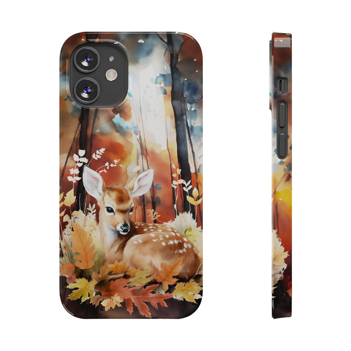 Slim Fall Autumn Forest Deer Gift for Her Cute Phone Cases for Iphone 16 | iPhone 15 Case | iPhone 15 Pro Max Case, Iphone 14, Iphone 14 Pro Max, Iphone 13, Slim - Studio40ParkLane