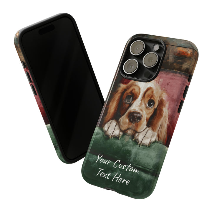 Personalize this Cute IPhone Case | Cocker Spaniel iPhone Case, iPhone 15 Case | iPhone 15 Case, Iphone 14 Case, Iphone 14 Pro Max Case - Studio40ParkLane