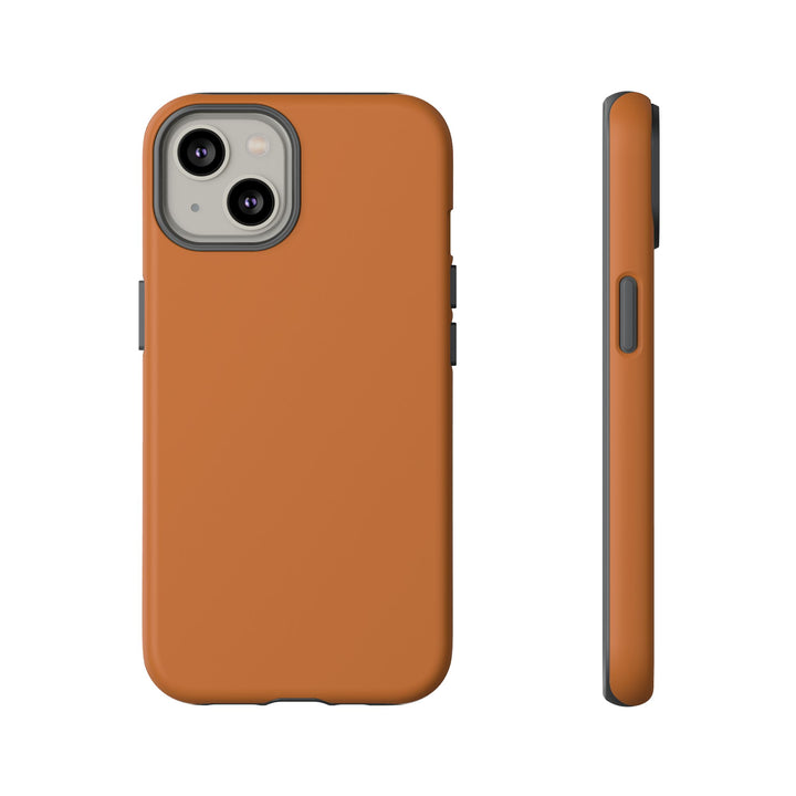 Premium Tough Rusty Brown Orange Gift for Her Cute Phone Cases for Samsung S25 S24, S23, S22, S21, Iphone, 16, 15, 14, 13 Pro Max Ultra - Studio40ParkLane
