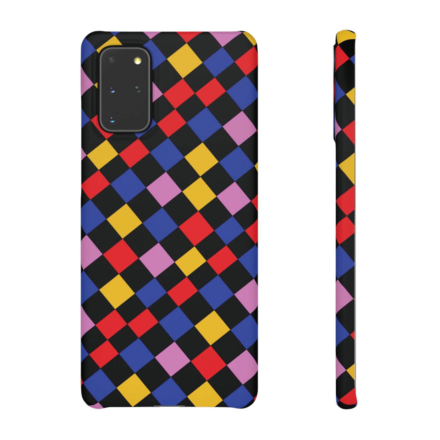 Colorful Checkerboard Cute Phone Case - Sleek Snap - for iPhone 16 15 14 13 12 11 Max Pro Plus Samsung Galaxy S24 S23 S22 S21 S20 Plus Ultra - Studio40ParkLane
